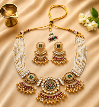 ROUND CHAND NECKLACE SET
