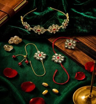 Rakhi combo with hair band