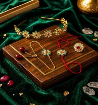 Rakhi combo with hair band
