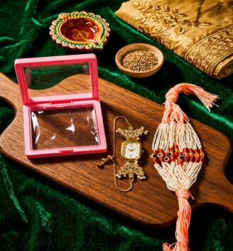 Watch with rakhis