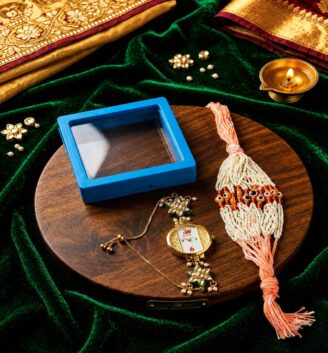 Watch with rakhis